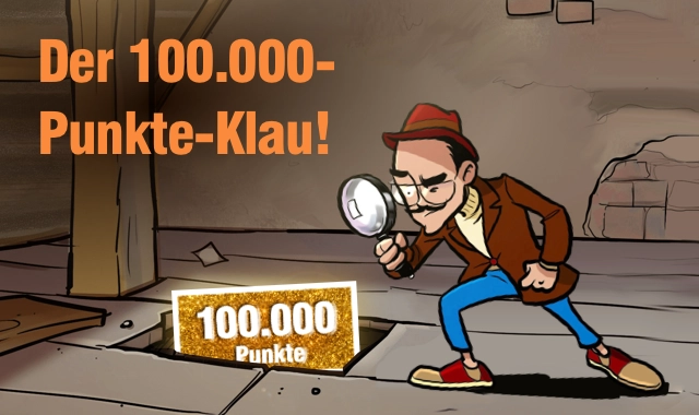 Detektiv entdeckt 100.000 Punkte im Versteck - Spannung und Abenteuer erwarten Sie!