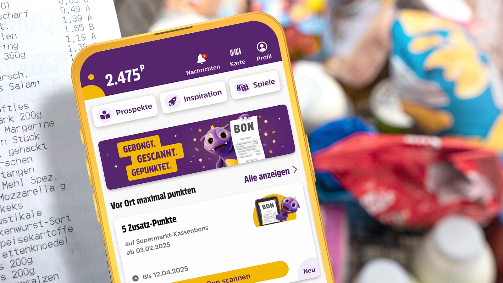 Digitale Bonus-App: Punkte sammeln und exklusive Angebote entdecken.